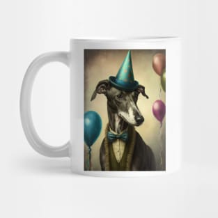 Greyhound At A Party Mug